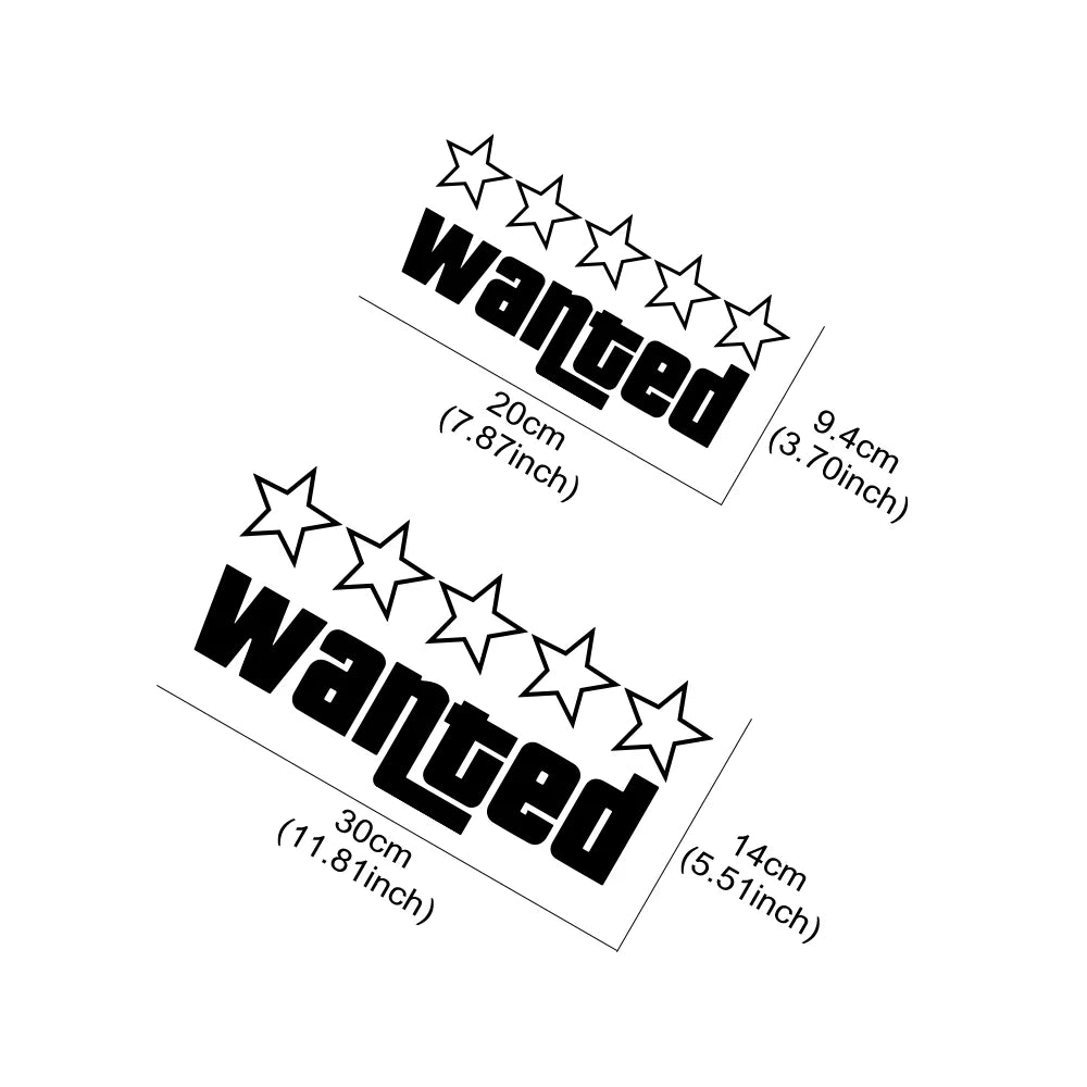 GTA Wanted sticker