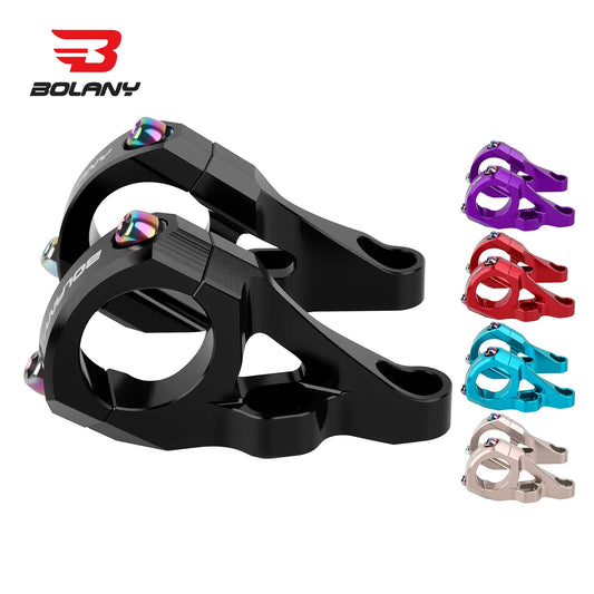 BOLANY DH-Specific Dual Shoulder Stem 31.8mm Ultralight CNC DIRECT MOUNT Stem for Double Shoulder Fork MTB Accessories