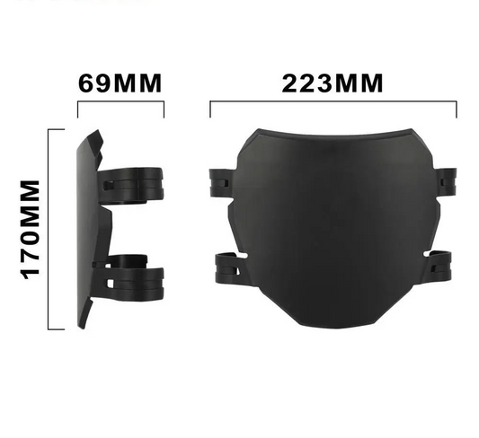 E-Moto Front Licence Plate (Universal)