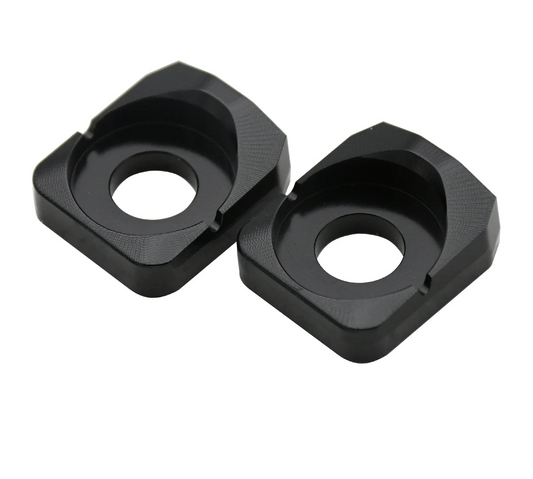 billet axle block chain adjusters