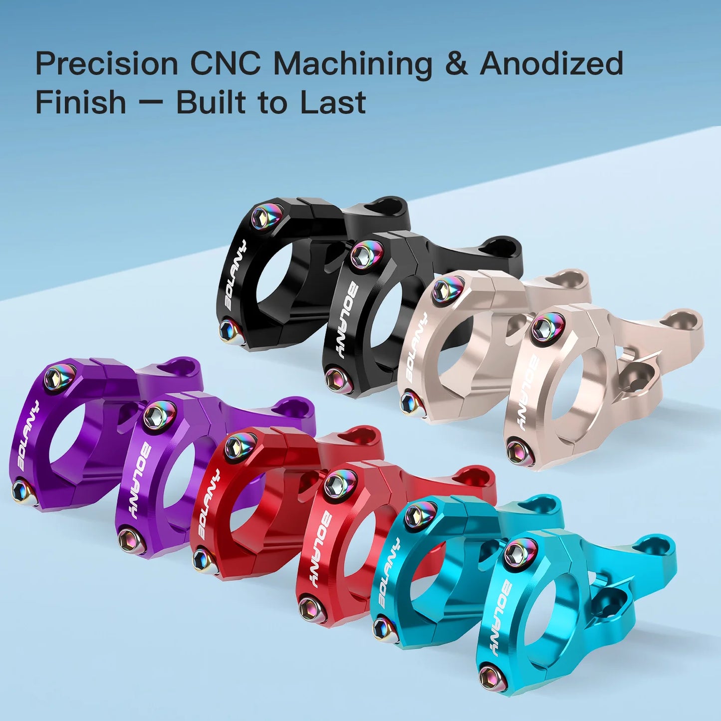 BOLANY DH-Specific Dual Shoulder Stem 31.8mm Ultralight CNC DIRECT MOUNT Stem for Double Shoulder Fork MTB Accessories