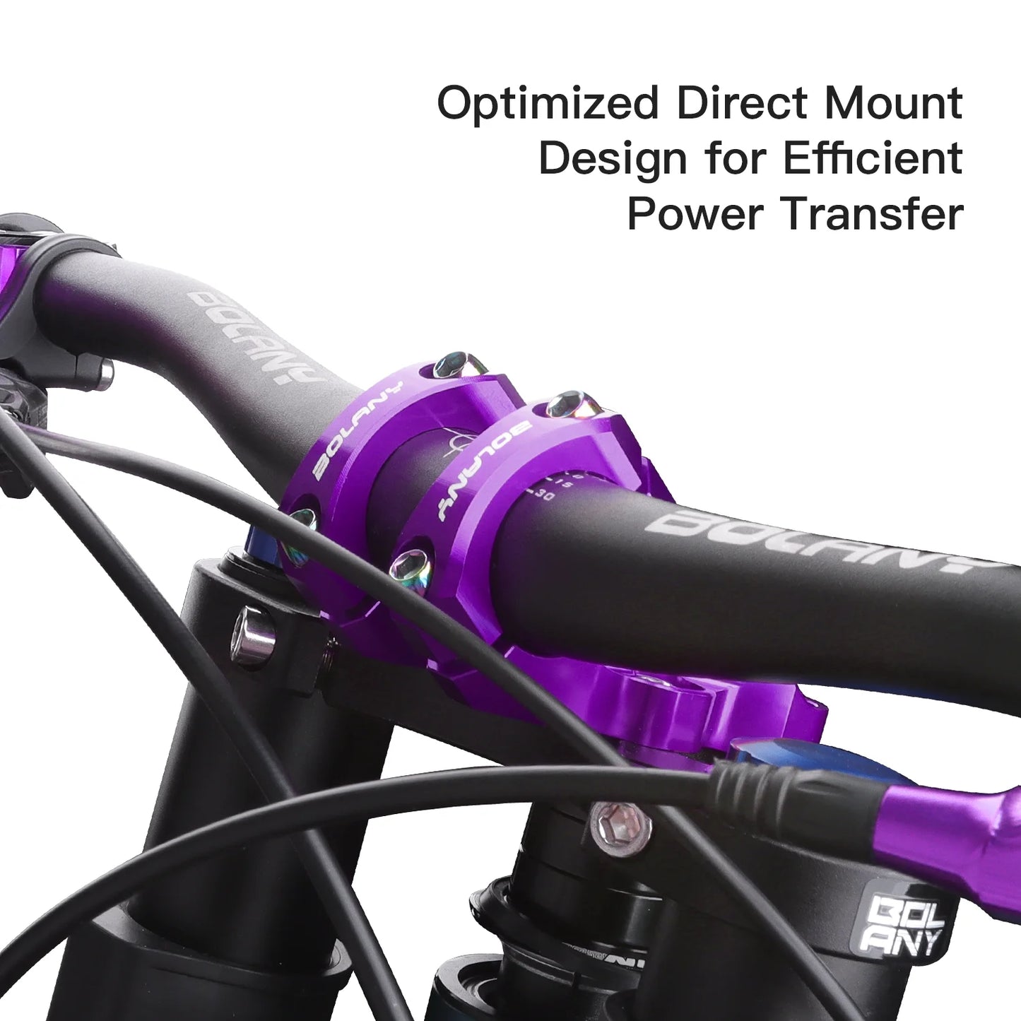 BOLANY DH-Specific Dual Shoulder Stem 31.8mm Ultralight CNC DIRECT MOUNT Stem for Double Shoulder Fork MTB Accessories