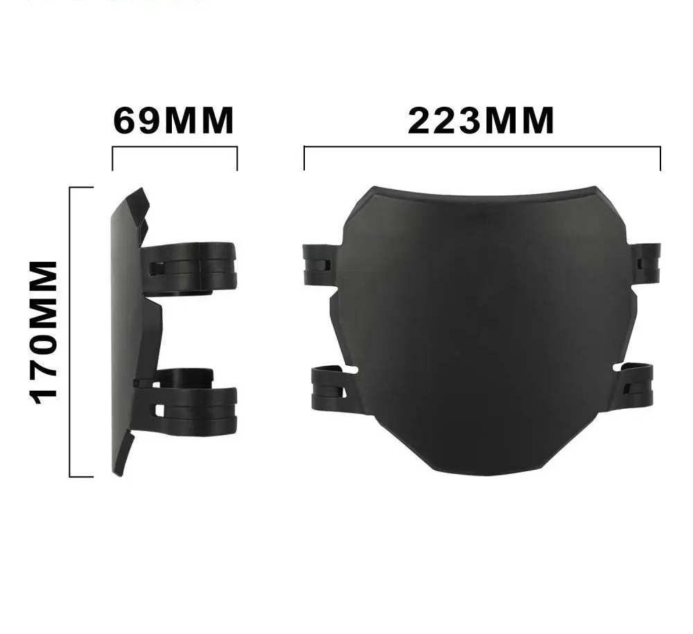 E-Moto Front Licence Plate (Universal)